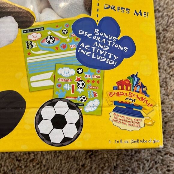 NEW Build A Bear Playful Puppy Sports Soccer Make And Play Kit - Picture 8 of 11